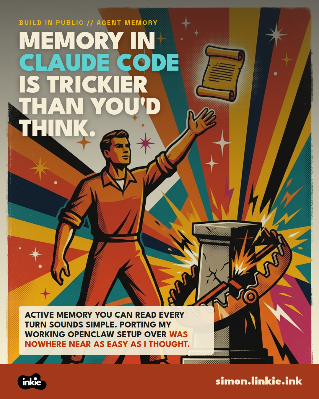 Memory in Claude Code is trickier than you'd think.

Active memory you can read 