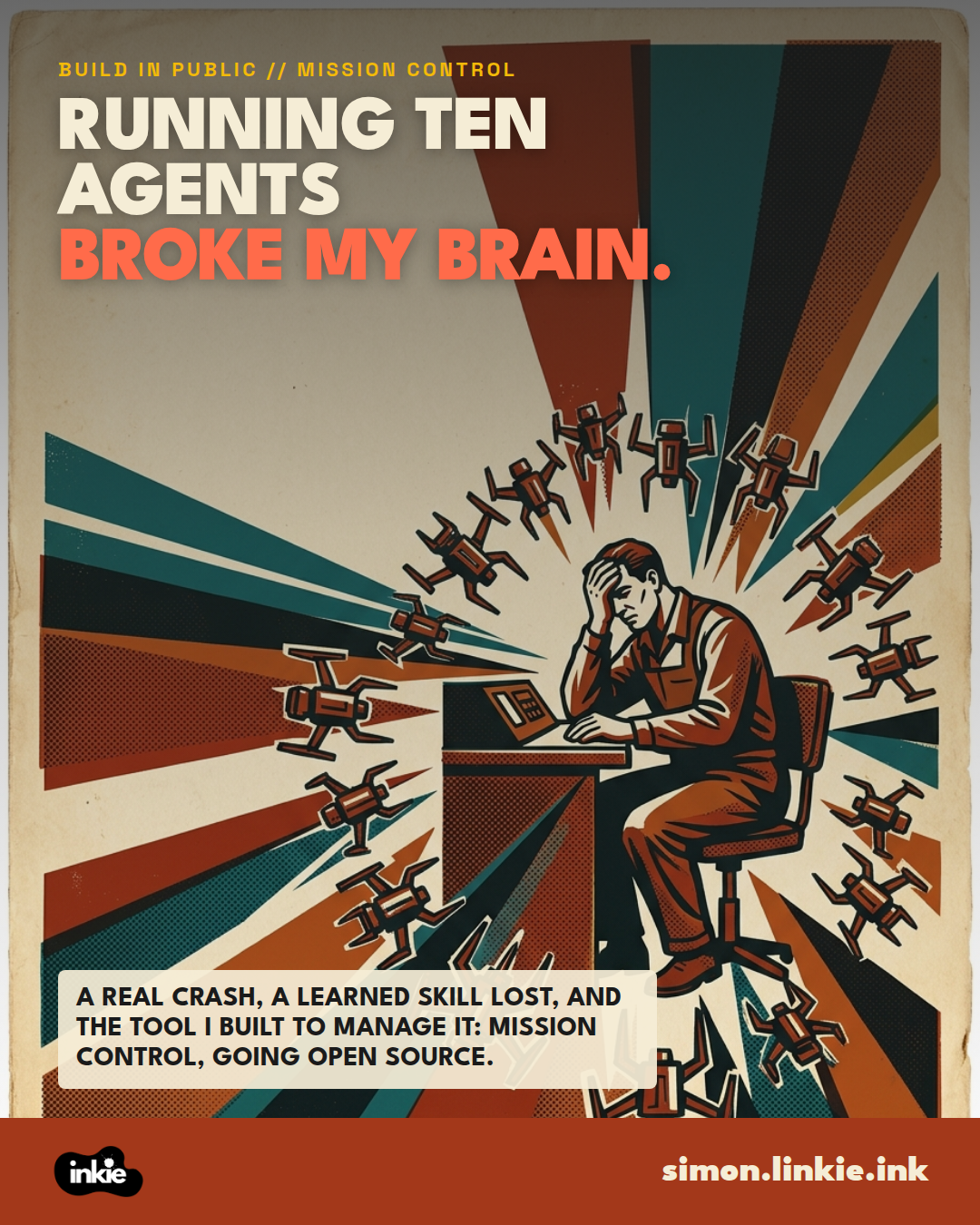 Running ten agents broke my brain