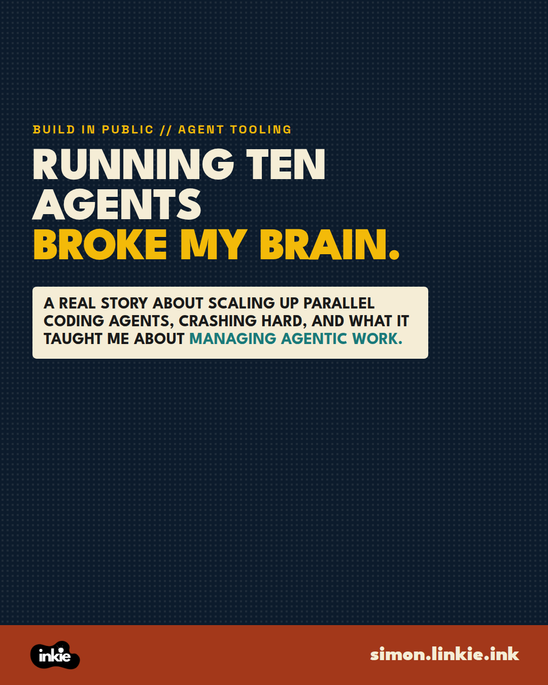 How I went from 10 parallel AI agents to 2, and what it taught me.

I scaled up 